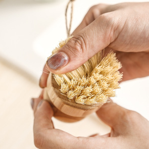 Herramienta de lavado de cocina <span class=keywords><strong>para</strong></span> el hogar, cepillo de limpieza de cáñamo de Sisal a <span class=keywords><strong>base</strong></span> de plantas, cepillos <span class=keywords><strong>para</strong></span> fregar platos de bambú <span class=keywords><strong>para</strong></span> cocina de madera - Product Image 3