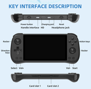 Consola de Juegos Portátil Powkiddy X55, Sistema de Código Abierto, Compatible con HD, RK3566, Pantalla IPS de 5.5 Pulgadas, Conexión Wi-Fi y TV, Videojuegos - Product Image 3