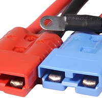 Câble de batterie en cuivre pur 50A avec isolation en PVC pour la charge de véhicules