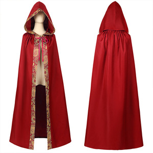 Cape médiévale, manteaux de <span class=keywords><strong>pirate</strong></span>, cape longue de sorcier, poncho, guerrier, chevalier, costume de cosplay d'Halloween - Product Image 3