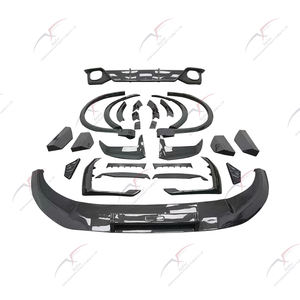 Kit de carrosserie pour Audi <span class=keywords><strong>RS</strong></span> Q8, mise à niveau style <span class=keywords><strong>ABT</strong></span>, modification de pare-chocs de voiture, spoiler avant en fibre de carbone, diffuseur arrière et passages de roues - Product Image 2