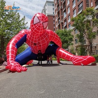 Ballon gonflable géant Spiderman de haute qualité pour l'extérieur, thème de dessin animé, 7,8x9x5m, tissu Oxford 210D, pour la publicité en extérieur et dans les centres commerciaux