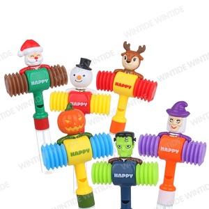 Wannna Bong Bóng Giáng Sinh Phục Sinh Santa Claus Tuần Lộc Người Tuyết Bong Bóng Wand Mini Bí Ngô Bong Bóng Stick Cho Trẻ Em Ngoài Trời Đảng Đồ Chơi - Product Image 1