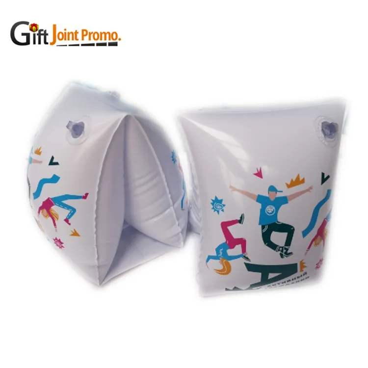 Anneau de flotteur de natation de brassard gonflable adapté aux besoins du client de PVC bon marché pour des enfants