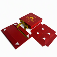 Caja Magnética Plegable de Cartón Gris para Empaque de Champú, Regalo de Navidad con Logotipo en Lámina Dorada, Inserto de Papel Plegable, Empaque Plano