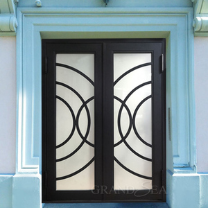 Porte d'entrée élégante en <span class=keywords><strong>fer</strong></span> <span class=keywords><strong>forgé</strong></span>, style bohème, vintage, en métal - Product Image 2
