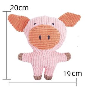 Köpek oyuncakları çiğneme taşlama dişleri için sıkıntı giderici <span class=keywords><strong>Pet</strong></span> gıcırtılı köpekler için peluş oyuncak interaktif diş temizleme ürünleri - Product Image 2