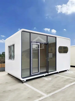 Cabine capsule moderne personnalisée Gangte, préfabriquée, portable, design respirant, garantie de 2 ans, fabriquée en panneaux sandwich en acier