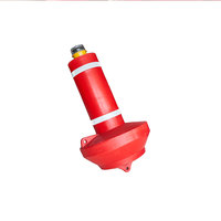 Bouée d'avertissement de navigation IALA, lumière LED, réflecteur radar, protection UV, couleur personnalisée, matériau PE, utilisation en marina, certifiée ISO9001