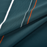 Tejido de nailon elástico transpirable de jacquard de moda al por mayor, 92% nailon 8% elastano teñido en hilo para camisa polo
