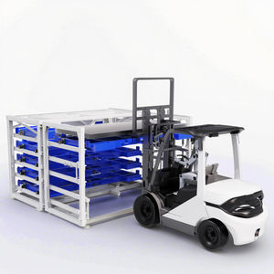 Étagères en tôle métallique à commande manuelle robuste sur mesure, rayonnages de stockage de palettes à entrée directe, rayonnages empilables et étagères fabriqués en usine - Product Image 1