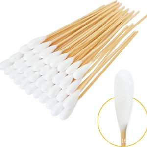 Hisopos de algodón personalizados para mascotas, 15 cm, puntas extra largas y suaves para limpieza de oídos y ojos de perros y gatos, paquete de 100. - Product Image 3