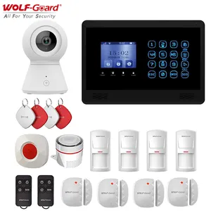 Security Wireless Alarm TuyaSmart Life Wireless 4G GSM WiFi Home Burglar Security Alarm Hub System Support Alexa Google IFTTT