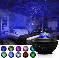 Projecteur LED laser galaxie ciel étoilé de haute qualité au design moderne avec télécommande et haut-parleur