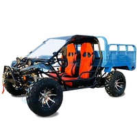 Zhenda Prix usine 250cc Essence Nouveau Buggy/UTV de luxe en acier à quatre roues, Mini camionnette agricole biplace, Garantie 1 an