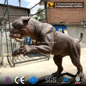 Mi Dino Museo Estatua <span class=keywords><strong>de</strong></span> la Edad <span class=keywords><strong>de</strong></span> Hielo tamaño <span class=keywords><strong>de</strong></span> la vida Animal estatua <span class=keywords><strong>dientes</strong></span> <span class=keywords><strong>de</strong></span> <span class=keywords><strong>sable</strong></span> - Product Image 1