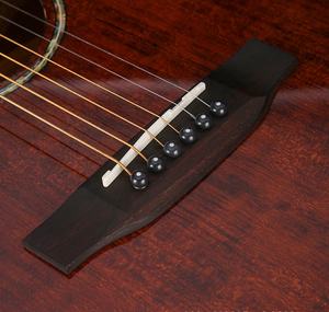 Vente directe Chine Fabricant Guitare acoustique 41 pouces Épicéa Corps en bois massif Palissandre Coupé Brillant Finition mate <span class=keywords><strong>Acajou</strong></span> - Product Image 6