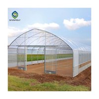 Serres agricoles à structure simple, fabricants de produits en plastique pour serres, serres tunnel en film, serres hydroponiques, serres