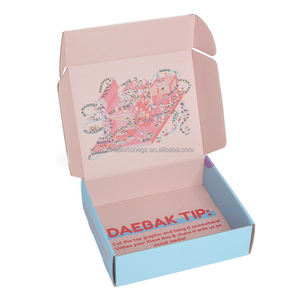 Caja <span class=keywords><strong>de</strong></span> regalo <span class=keywords><strong>de</strong></span> cartón corrugado personalizada para logística para envío <span class=keywords><strong>de</strong></span> correo diseño <span class=keywords><strong>de</strong></span> juego con laminación mate - Product Image 4