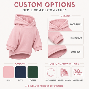 Custom Printed <b>Blank</b> Solid Color Dog Hoodie Soft Fleece <b>Pet</b> Sweatshirt For Small Puppy Teddy Autumn Winter Warm <b>Pet</b> Hooded Cloth - Product Image 3