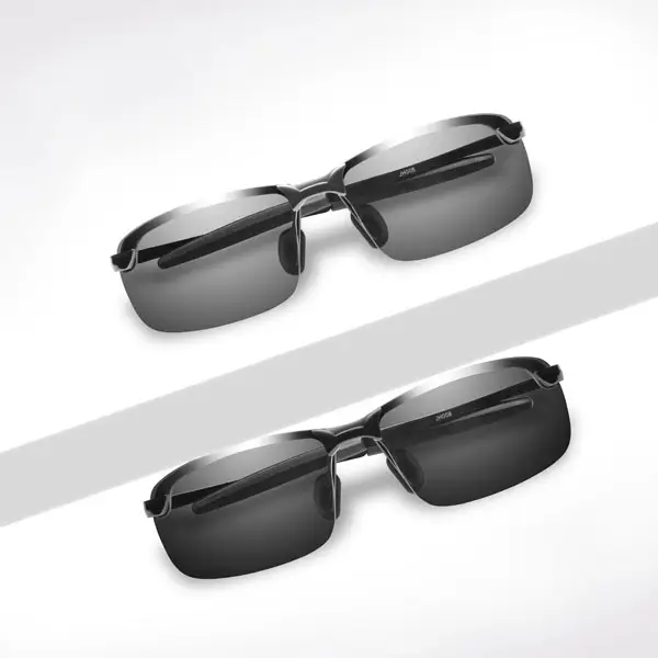 Gafas de sol polarizadas fotocromáticas para hombre, lentes de sol polarizadas de pesca con cambio de Color Vintage, 2023