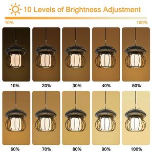 Lampada Solare a Sospensione IP65 Piccola <span class=keywords><strong>per</strong></span> Giardino, Illuminazione Interna ed Esterna con Cavo da 5m <span class=keywords><strong>per</strong></span> Cortile, <span class=keywords><strong>Balcone</strong></span>, Corridoio - Product Image 5