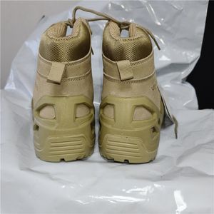 Botas Tácticas Rusas Nuevas, Resistentes al Agua, para Exteriores, Color Bronceado, Altura Media/Baja, 9 y 7 Pulgadas, Modelo TSB07 Personalizado - Product Image 4