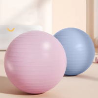 Ballon de yoga en PVC de 75 cm, extra large, gonflable et élastique, stable et anti-éclatement, avec logo personnalisé