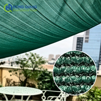Filet d'ombrage pliable robuste en PEHD stabilisé aux UV, taux d'ombrage 30%-95%, taille personnalisable pour l'aménagement paysager des cours et la protection des cultures