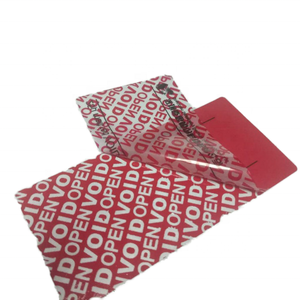Custom Digital Printing PET Barcode Holographic Laser Stickers Label Total Transfer Security VOID Warranty Acrylic <b>Paper</b> <b>Film</b> - Product Image 2