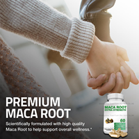 Compléments alimentaires naturels OEM de haute qualité, boosters de santé, Maca Strong Man Power Plus Capsule, capsules de racine de Maca Plus pour hommes