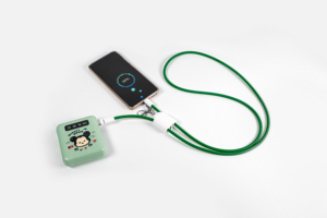 Câble USB <span class=keywords><strong>4</strong></span>-en-1 à chargement rapide avec lanière, Type-C vers Type-C, support de téléphone pour tous les téléphones mobiles – Neuf d'usine - Product Image 4