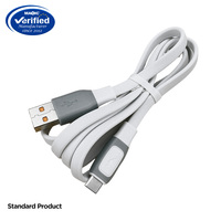 Magelei 2025 Câble de données de charge USB C vers USB3.0 blanc plat personnalisé Type C vers USB3.0 pour téléphones Nouvelle arrivée pour microphone