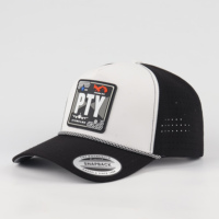 Casquette de Baseball Personnalisée à 5 Panneaux avec Logo en Caoutchouc PVC, Étanche, Trous Découpés au Laser et Perforée, Style Sport Hydro Casquette Papa