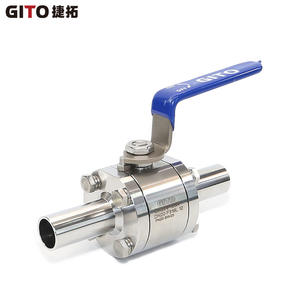 Válvula de Bola de Acero Inoxidable GITO BA, Estructura de Control Manual Forjada y Soldada para Agua y Gas, Personalización OEM - Product Image 3