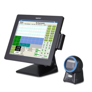 <span class=keywords><strong>Prix</strong></span> d'usine Point de vente au détail Pos Machine 15 pouces double écran tout en un système Pos pour restaurant - Product Image 5
