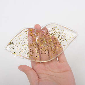 Compresse chaude et froide réutilisable en gel pour les lèvres, personnalisée, scintillante, pour les injections cosmétiques des lèvres, soulagement de l'enflure et de la douleur - Product Image 3