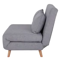 Студийный складной стул, серый тканевый диван, одиночный стул, складная кровать из пенопласта, футоновый стул с подушкой