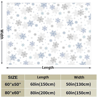 Couverture de Noël, couverture à flocons de neige, couverture en flanelle super douce, couvertures en polaire, couvertures chaudes d'hiver, décoration pour canapé et lit