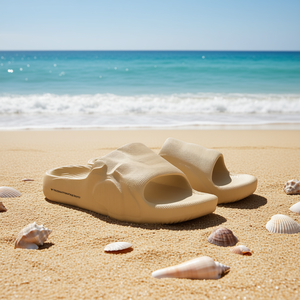 อาดิดาส อาดิเล็ตต์ 22 สไลด์รองเท้าแตะผู้ชายสีทรายพื้นรองเท้า EVA แบบสวมลำลองสำหรับฤดูร้อน - Product Image 2