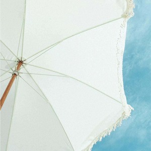 Ovida-<span class=keywords><strong>sombrilla</strong></span> de jardín con borlas para exteriores, <span class=keywords><strong>sombrilla</strong></span> de <span class=keywords><strong>playa</strong></span> de gran tamaño con estampado de logotipo - Product Image 2