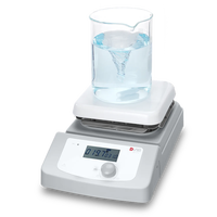 Agitateur magnétique numérique LCD Veidt DLAB MS6-Pro, mélangeur de laboratoire professionnel avec chauffage 300°C 48kW, garantie 1 an, aluminium céramique