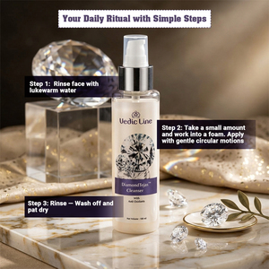 Nettoyant visage Diamond Tejas, nettoyage en profondeur, éclaircissant, pour une peau éclatante, hydratant, doux, pour un usage quotidien - Product Image 5