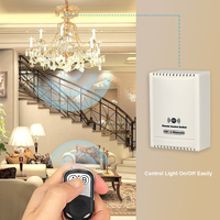 HY saklar lampu pemancar nirkabel pintar, pengendali jarak jauh pintu garasi pembuka jarak jauh 433Mhz