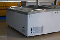 Congélateur vitrine 1200L sans portes (ouvertes), classe climatique 5, pour cuisine professionnelle