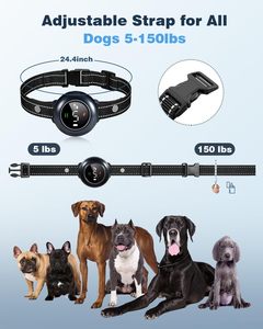 Collare di addestramento del cane 2-in-1 - Shock & collare della corteccia con il telecomando di 3300FT, 5 livelli regolabili di sensibilità, - Product Image 6