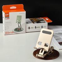 Support de téléphone portable réglable en métal pour bureau, accessoires de bureau pour ordinateur, support mobile