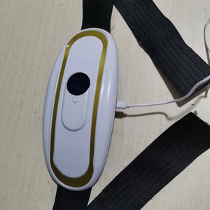 Cinturón de masaje, masajeador de cintura abdominal, recargable por USB, control de tiempo, dispositivo de fitness multifuncional blanco - Product Image 1