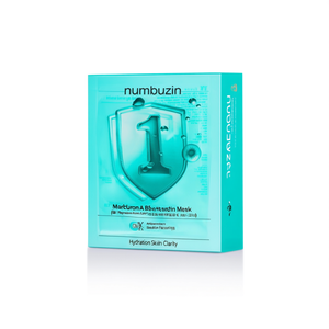 Mascarilla Facial Transparente Numbuzin con Pantoteno B5 y Ácido Hialurónico Activo, 28 ml, 10 Unidades, Hidratación y Claridad de la Piel - Product Image 2