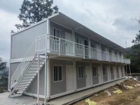 Maison préfabriquée anti-sismique, maison modulaire en conteneur, installation rapide pour le Mexique, le Chili, le Pérou, maison en conteneur pour les secours en cas de catastrophe